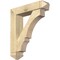 Ekena Millwork Balboa Arts and Crafts Rough Sawn Bracket w/ Offset Brace, Douglas Fir, 6"W x 24"D x 28"H BKT0604X24X28BOA03RDF - alternate 1